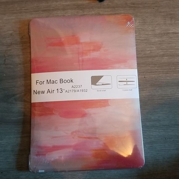 Pink Ombre Print Case Cover For Mac Book Air Pro 13 - Picture 1 of 10
